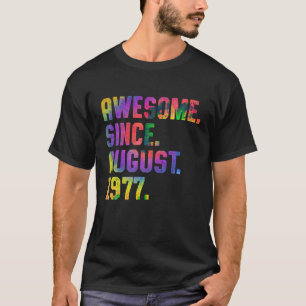 Camiseta 46.º Día del Tye Impresionante Desde Agosto De 197