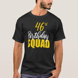 Camiseta 46.º grupo familiar Bday, Fiesta del Cuadrado de C