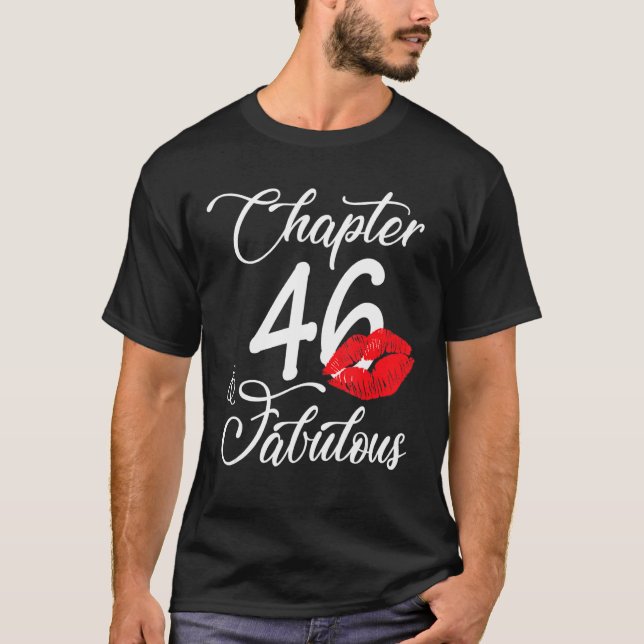 Camiseta 46.º levantamiento de cumpleaños Capítulo 46 y fab (Anverso)