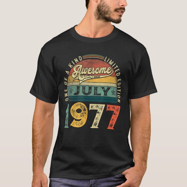 Camiseta 46 Aniversario de la Decoración Julio 1977 Hombres (Anverso)