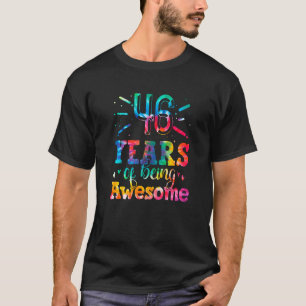 Camiseta 46 Años De Impresionante Tejido 46 Años 46t