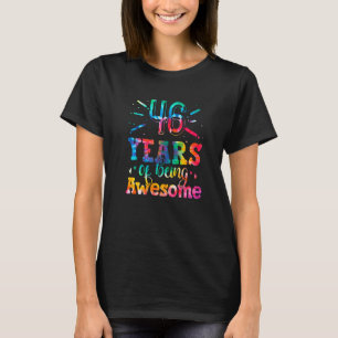 Camiseta 46 Años De Impresionante Tejido 46 Años 46t