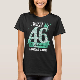 Camiseta 46 y fabulosa foto del grupo Fiesta negro turquesa
