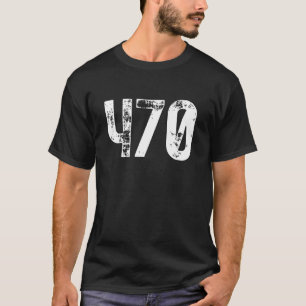 Camiseta 470 Código de área Atlanta GA Teléfono móvil