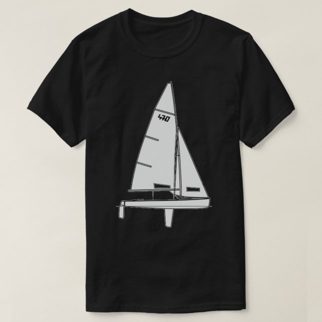 Camiseta 470 Velero (Diseño del anverso)