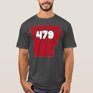 CAMISETA 479 CÓDIGOS DE ÁREA DE ARKANSAS WPS