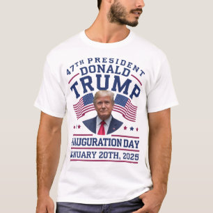 Camiseta 47.º Día de la Inauguración del presidente Donald