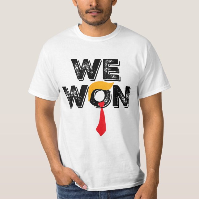 Camiseta 47.º presidente Donald Trump JD Vance Ganamos 2024 (Anverso)