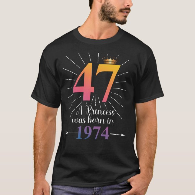 Camiseta 47.º regalo de cumpleaños 47 años (Anverso)