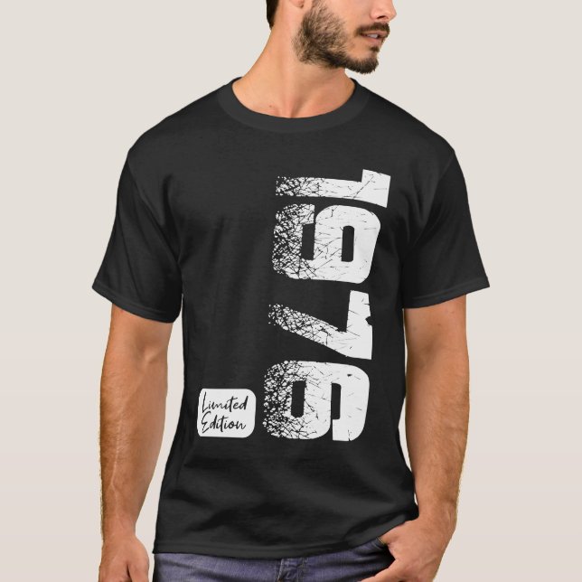 Camiseta 47 años 1976 47º cumpleaños 1 (Anverso)