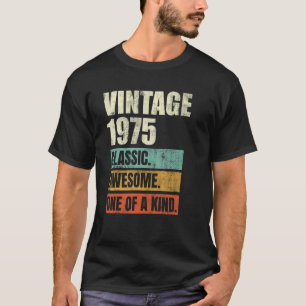 Camiseta 47 años de edad Awesome Vintage 1975 47th Birthday