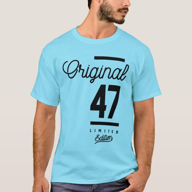Camiseta 47 años - regalo gracioso de cumpleaños 47 (Anverso)