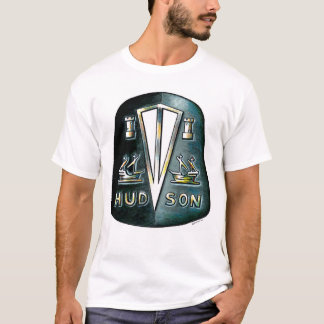 Camiseta 47 insignias negras/camisa azul del camión