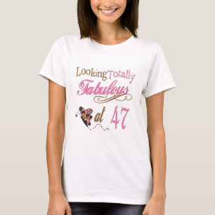 Camiseta 47.o Regalos de la fiesta de cumpleaños