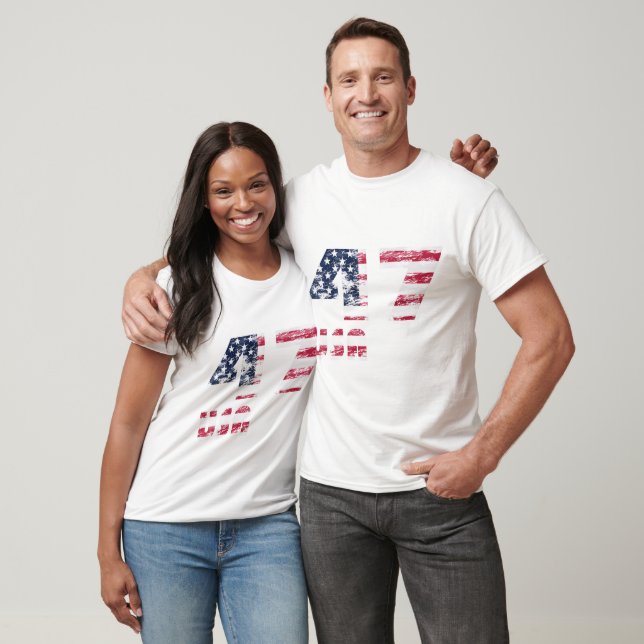 Camiseta 47 USA - Edición roja, blanca y azul (Unisexo)