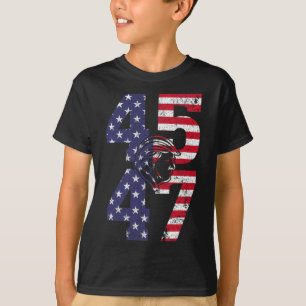 Camiseta 47 We The People 2024 Stand with American Flag 1