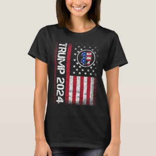 Camiseta 47 We The People 2024 Stand with American Flag Men