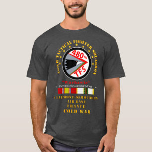 Camiseta 480.º luchador táctico Escuadrón Warhawks Chaumont