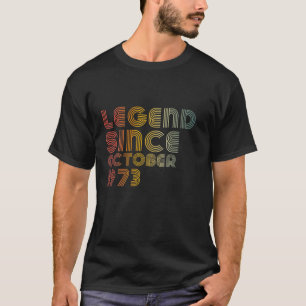 Camiseta 48.ª Leyenda Vintage Hombres Desde Octubre De 1997