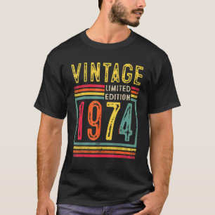 Camiseta 48.ª Vintage de 48 años de edad 1974