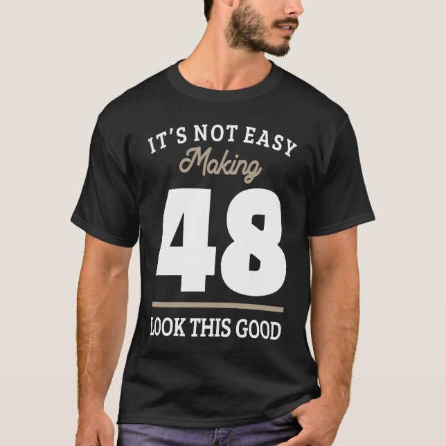 Camiseta 48.º cumpleaños 48 años (Anverso)