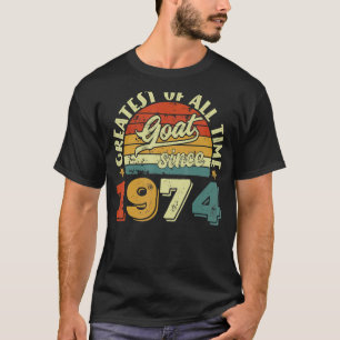 Camiseta 48.º cumpleaños Cabra de 48 años de edad desde 197