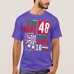 Camiseta 48.º Cumpleaños Dardos Graciosos Diciendo Dardos