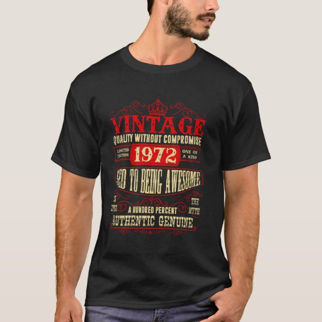 Camiseta 48 Aniversario de la cosecha clásica de 48 años (Anverso)