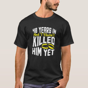 Camiseta 48° Aniversario Del Boda 48 Años De Matrimonio