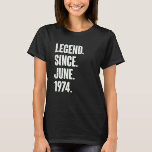 Camiseta 48 años de edad 48ª leyenda de cumpleaños desde ju
