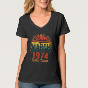 Camiseta 48 Años De Marzo De 1974