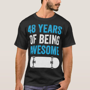 Camiseta 48 años de ser un fantástico patinador 48t