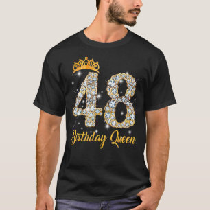 Camiseta 48 años es mi cuadragésimo octavo cumpleaños Reina