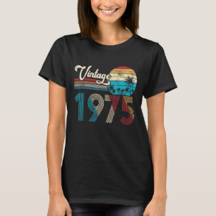 Camiseta 48 Años Hombres Camisas 48 Años De Edad 1975 Bi