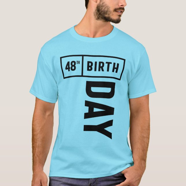 Camiseta 48 años - regalo gracioso de cumpleaños 48 (Anverso)
