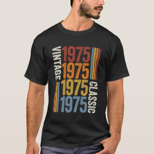 Camiseta 48 Años Vintage 1975 48ª Decoración De Cumpleaños