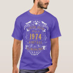 Camiseta 48 Years Old 48th Birthday Made Born In 1974 Men W<br><div class="desc">48 Years Old 48th Birthday Made Born In 1974 Men Women Idea 1845  .</div>