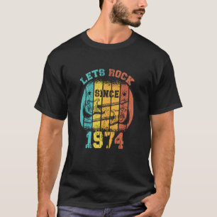 Camiseta 49.ª cosecha de cumpleaños 1974 Guit retro de 49 a