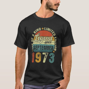 Camiseta 49.ª leyenda de 49 años desde septiembre