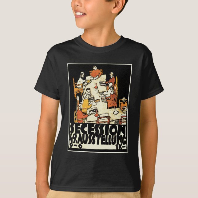 Camiseta 49.ª Secesión Ausstellung ("amigos") por Schiele (Anverso)