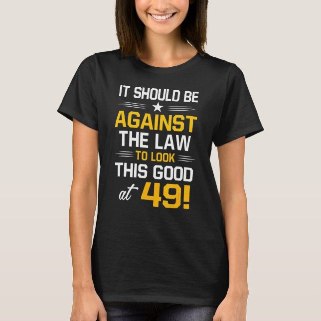 Camiseta 49.º cumpleaños 49 años Hombres (Anverso)