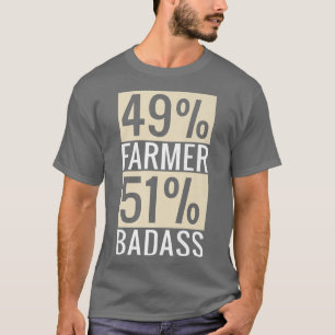 Camiseta 49 Agricultor 51 Granja de Badass Lover