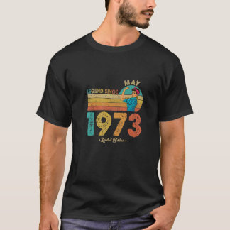 Camiseta 49 Aniversario De Mayo De 1973 Leyenda Desde 1973 