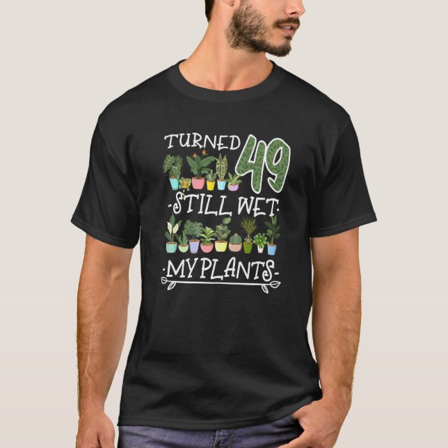 Camiseta 49 Aniversario Suculento I Plant Head I Wet M (Anverso)