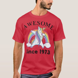 Camiseta 49 años alucinante desde 1973 49º cumpleaños T-Sh