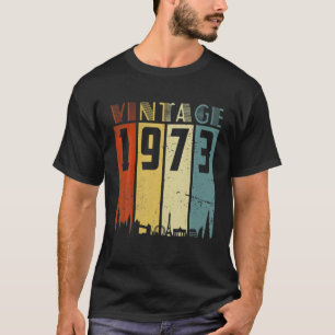 Camiseta 49 Años Nacido En 1973 Vintage 49º Cumpleaños