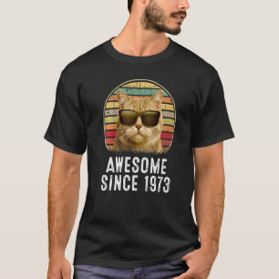 Camiseta 49° cumpleaños, increíble desde 1973