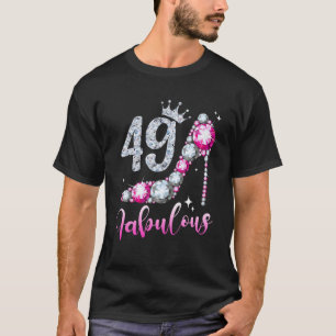 Camiseta 49 Y Fabuloso 49º Cumpleaños De Zapatos De Agujero