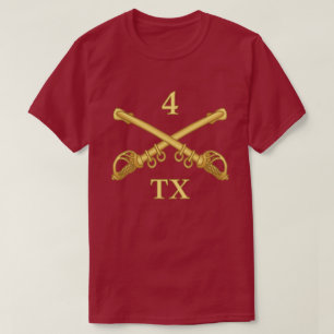 Camiseta 4.ª caballería de Texas