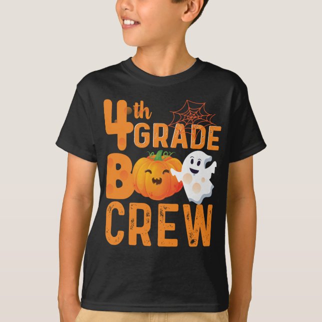 Camiseta 4.ª Calabaza De Halloween De Grado De Boo (Anverso)